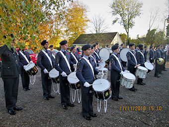 2018 Remembrance Service at Debden, Essex