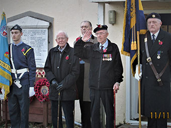 2018 Remembrance Service at Debden, Essex