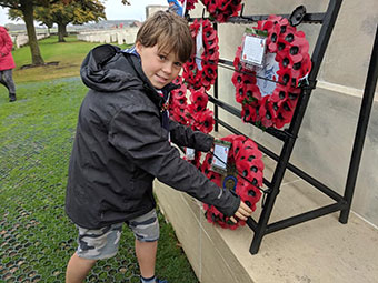 2018 Remembrance Service at Debden, Essex